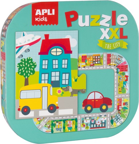 APLI - Stad XXL puzzel 20-delig 145mm (90x68cm)