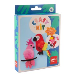 APLI - Craft Kit Vilten Papegaaiten