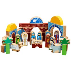 Lanka Kade - Kerststal Bouwblokken - 40 blokken