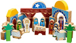 Lanka Kade - Kerststal Bouwblokken - 40 blokken