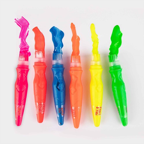 APLI - Neon Kleuren Verf 6 stuks-2