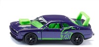 Siku Dodge Challenger SRT Hellcat Custom speelgoedauto metaal/kunststof pruimblauw deuren die open kunnen luxe lakwerk gedetailleerd ontwerp trekhaak-2