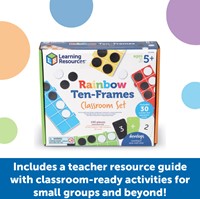 Learning Resources - Rainbow Ten-Frames Classroom Set-2