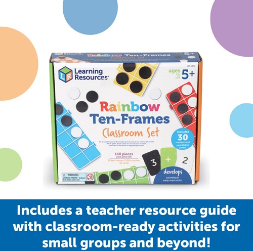Learning Resources - Rainbow Ten-Frames Classroom Set-2