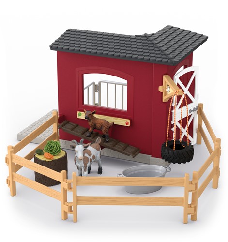 Schleich Farm World Goat Stable-2