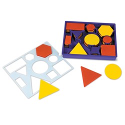 Learning Resources - Attribute Blocks Desk Set