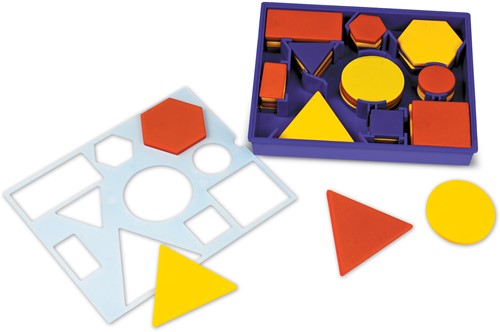 Learning Resources - Attribute Blocks Desk Set