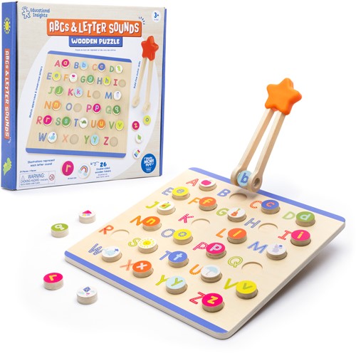 Learning Resources - ABC & Letter Sounds Wooden Puzzle