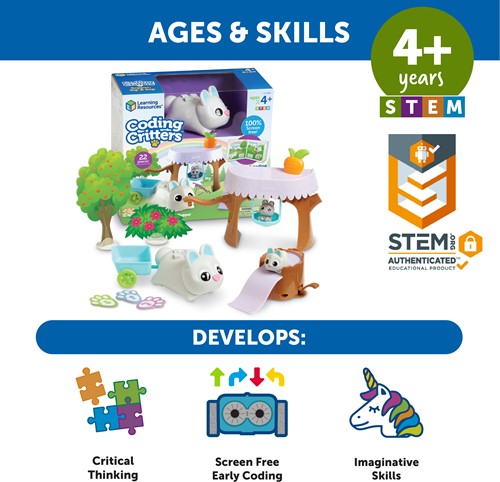 Learning Resources - Coding Critters® Bopper, Hip & Hop-3