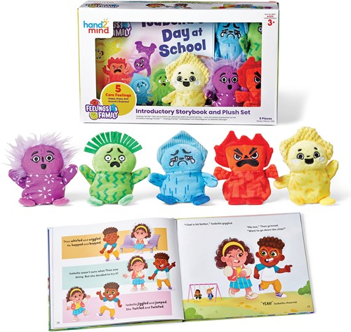 Learning Resources - Meet the Feelings Family™ Book Set (w plush)