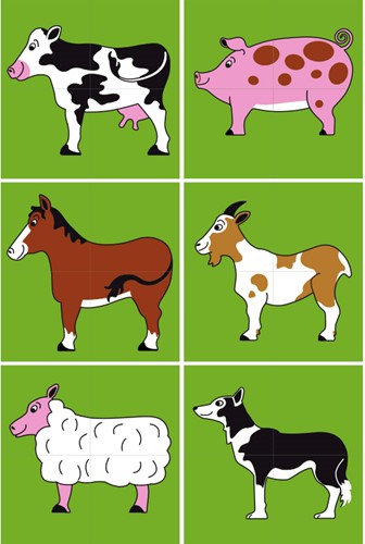 Lanka Kade - Blokpuzzel met boerderijdieren-3