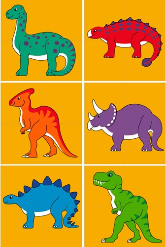 Lanka Kade - Blokpuzzel met Dinosaurussen-3
