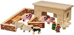 Lanka Kade - Varkens- en schapenstal met 18 kleurrijke onderdelen