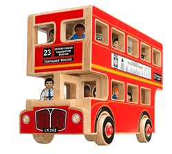 Lanka Kade - Deluxe Londense bus met 16 personen