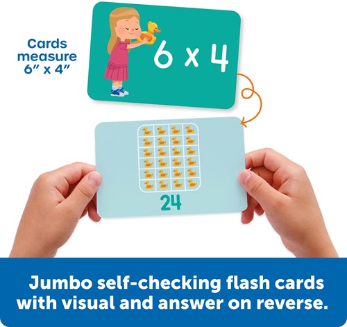 Learning Resources - Jumbo Visual Multiplication Cards-3