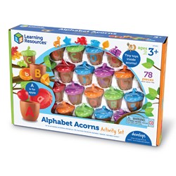 Learning Resources - Alphabet Acorns Activity Set