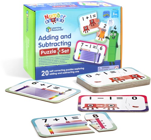 Learning Resources - Numberblocks® Adding and Subtracting Puzzle Set