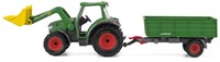 Schleich Farm World Tractor met aanhanger-3