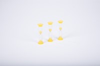 Tickit Mini-Zandloper 3 Minuten Geel