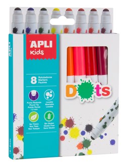 APLI - Dots Viltstiften 8 stuks