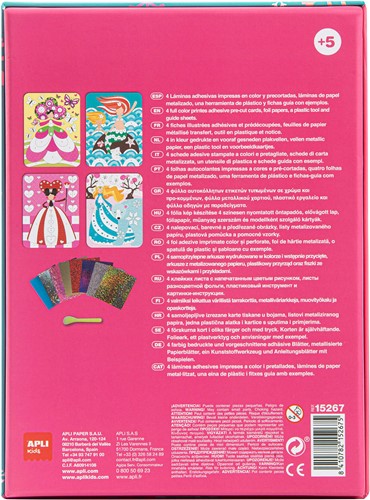 APLI - Prinsessen Transfer Metalic (4 kaarten, 18 transfers)-2