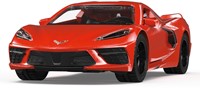 Siku Chevrolet Corvette Stingray speelgoedauto 1:50 metaal/plastic rood motokap en deuren kunnen open verwisselbare wielen-2