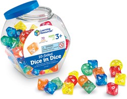 Learning Resources - Ten-Sided Dice In Dice