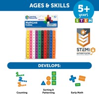 Learning Resources - MathLink® Cubes, Set of 100-3