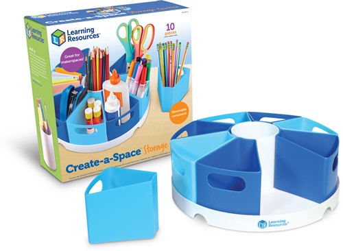 Learning Resources - Create-a-Space™ Storage Centre - Blue