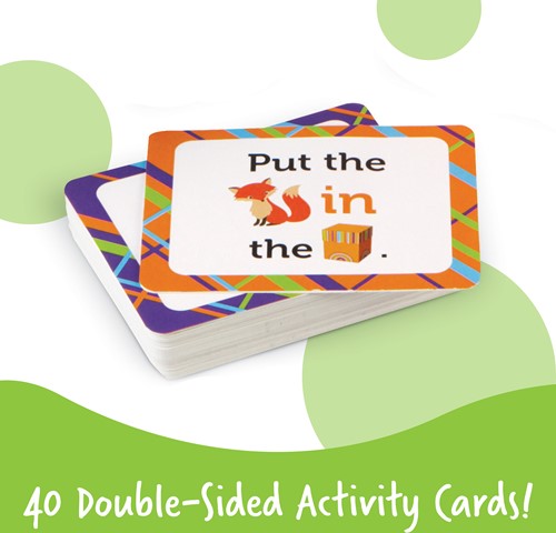 Learning Resources - Fox in the Box Positional Words Activity Set-2