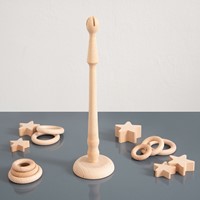 Tickit Natuurlijke Houten Ringstandaard-3