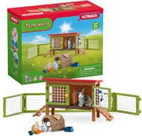Schleich Farm World Konijnenhok-2