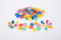 Tickit Doorschijnende Gekleurde Schelpen - Pk72
