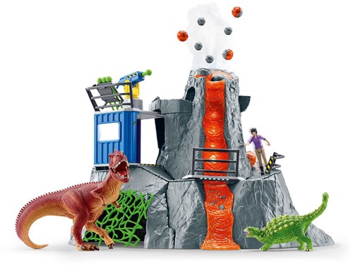 Schleich Dinosaurs Grote vulkaanexpeditie