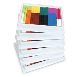Learning Resources - Connecting Cuisenaire® Rods Classroom Set (Six Sets of 74 Rods)