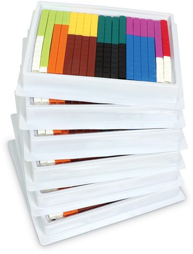 Learning Resources - Connecting Cuisenaire® Rods Classroom Set (Six Sets of 74 Rods)