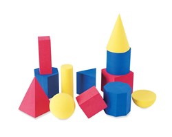 Learning Resources - Hands-On Soft™ Geometric Solids (Set of 12)