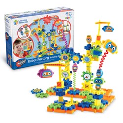 Learning Resources - Gears Gears Gears!® Robot Factory Building Set