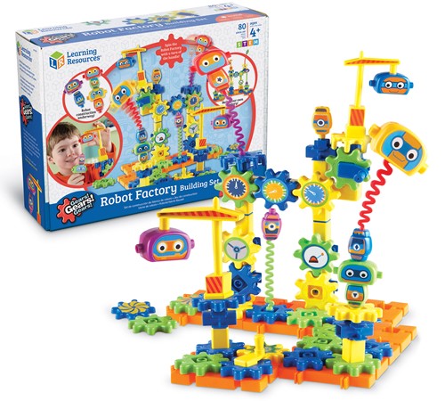 Learning Resources - Gears Gears Gears!® Robot Factory Building Set