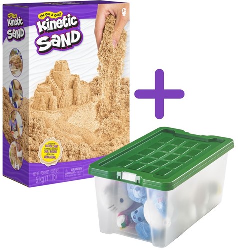 Fapi Bewaarbox met 5 kg Kinetic Sand