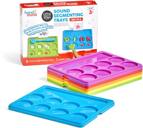 Learning Resources - Little Hands at Work® Sound Segmenting Trays (Set of 6)