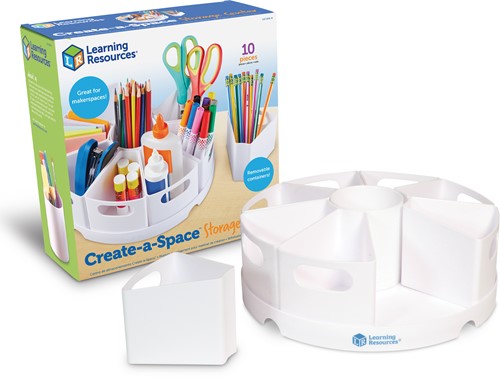Learning Resources - Create-a-Space™ Storage Centre - White