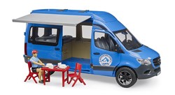 Bruder MB Sprinter Camper met chauffeur