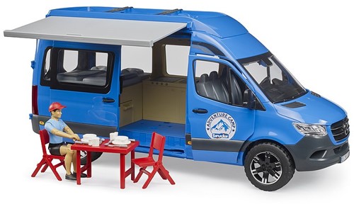 Bruder MB Sprinter Camper met chauffeur
