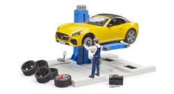 Bruder bworld Car Service Centrum + Bruder Roadster