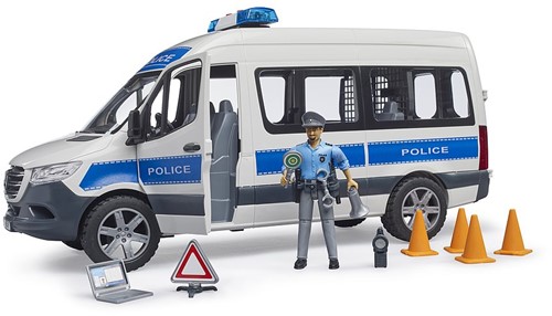 Bruder MB Sprinter Politie met politieagent en L+S Module-2