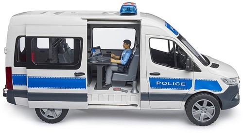 Bruder MB Sprinter Politie met politieagent en L+S Module-3