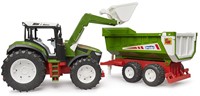 Bruder ROADMAX Tractor met voorlader + kipper-3