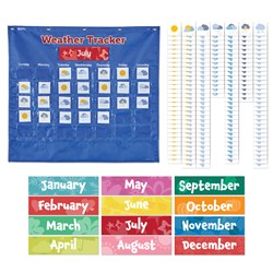 Learning Resources - Weather Tracker Pocket Chart