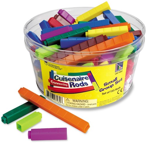 Learning Resources - Connecting Cuisenaire® Rods Small Group Set (Set of 155)